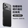 Funda protectora de fibra de carbono para teléfono móvil Apple 17Promax, tacto suave, magnética Magsafe, para iPhone17Air
