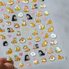 Pegatinas para Uñas con Gato Lindo en Relieve de Hierro Mn-376 Estilo Lindo Dibujos Animados Animales Suaves Lindos Serie de Colaboración Mn