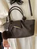 Yue Zi 2026 Outono Inicial Nova Bolsa de Ombro Única Elegante Versátil Casual Simples Bolsa de Mão Textura Retrô Bolsa Transversal