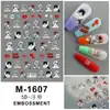 Pegatinas 5D en Relieve para Uñas Año Nuevo 2024 Dragón Chino Tótem Danza del León Fortuna Mahjong Calcomanías Adhesivas para Uñas