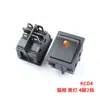 Interruptor de barco KCD4 4 pies 6 pies dos posiciones tres posiciones con luces 25*31mm Botón de encendido basculante para barco 16A250V