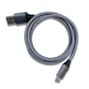 Cabo de Dados Trançado Tipo-C Carregamento Rápido 2.4A Cabo de Carregamento para Celular Cabo de Carregamento Rápido Typec