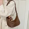 Bolso bandolera para mujer 2026 nuevo estilo moderno sensación de alta gama bolso vintage bolso de un solo hombro para mujer gran capacidad bolsa de albóndigas para ir al trabajo