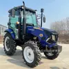 Trator de Exportação Versão Personalizada 804 Câmbio de 8+8 Marchas Cabine com Ar Condicionado Tração nas Quatro Rodas Trator com Rodas