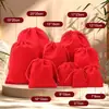 Bolsas de terciopelo con cordón personalizadas, Bolsas de terciopelo a prueba de polvo para almacenamiento de regalos de joyería, Bolsas pequeñas de terciopelo con cordón