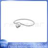 Pandora 925 Branco Cobre Banhado A Prata Pulseira Beads diy Acessórios Love Lock Snake Bone Chain