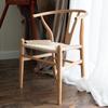 Combinación de Mesa de Comedor y Sillas de Madera Maciza Estilo Moderno Simple Wabi-Sabi Restaurante Mesa Redonda Hogar Mesa de Comedor Ovalada Estilo de Pata de Mesa de Comedor