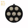 Cuentas de Silicona Pulsera de Transferencia de Agua Colorida Cuentas Redondas Perforadas Cuentas Sueltas Mordedor de Grado Alimenticio 15mm Accesorios para Bricolaje Cuentas para Orejas
