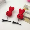 Al por mayor lindo pasador de patito amarillo corazón de melocotón molinillo accesorios para el cabello pato amarillo pollo tocado regalo para niñas niños juguetes