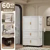Armario para Bebé Gabinete Especial de Almacenamiento para Bebé Dormitorio Ropa para Niños Armario Pequeño Plástico Ropa Hogar Almacenamiento Simple