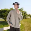 Ropa de protección solar para exteriores moderna y popular para hombres, chaqueta de secado rápido resistente a los rayos UV, ropa de protección solar extremadamente elegante para mujeres, alta gama hecha a medida