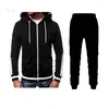 Nuevo Suéter Casual con Cremallera y Capucha para Hombre, Conjunto de Cárdigan Color Block