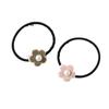 Accesorios para el cabello de la serie de perlas y flores japonesas ~ Clips laterales elegantes y fáciles de combinar para el flequillo, anillos suaves para el cabello para mujeres