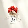Flores Preservadas, Flores Secas, Mini Ramos, Boutonnières de Boda, Recuerdos, Flores Decorativas, Regalos de San Valentín, Personalizado al por Mayor