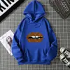Sudadera con Estampado de Patrón Real Mingxin Sudadera Estampada Personalizada para Niñas Suéter Casual Regular Talla Grande para Mujer