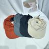 Gorra con cordón impermeable de secado rápido de personalidad de moda coreana para hombres y mujeres, gorra de béisbol plegable de primavera y verano, sombrero para el sol de copa vacía