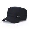 Gorra plana de otoño e invierno para hombre de importación, gorra cálida de pico de pato para mediana edad y ancianos, gorro de algodón con protección para las orejas para papás y abuelos, gorra casual simple