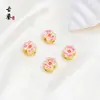 Cuentas Espaciadoras Ruyi Azul Quemado Estilo Chino Accesorios DIY, Cuentas de Colores Esmalte Cloisonné, Joyería Hecha a Mano, Materiales para Accesorios de Ropa