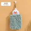 Toalla de Mano de Chenilla para Colgar en Cocina y Baño, Absorbente y de Secado Rápido, Diseño Lindo de Caricatura, Toalla de Limpieza para el Hogar, Tamaño Grande