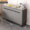 Aparador de Luxo Leve Uso Doméstico Montado na Parede Integrado Simples Moderno Armário Multifuncional de Armazenamento Sala de Estar Cozinha Armário