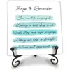 Letrero de Madera Inspirador de Amazon con Estante de Almacenamiento de Apoyo Tablero de Madera Regalo de Recompensa para Oficina en Casa Decoración de Escritorio