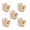 Acessórios de Joias de Liga 26 Pingentes de Letras Inglesas Pulseira DIY Colar Charms de Metal Acessórios Materiais S138