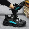 Tênis Dad Shoes Masculino, Novos Modelos Primavera e Verão, Sapatos Esportivos Resistentes ao Desgaste com Sola Grossa, Tênis Casuais Respiráveis de Malha para Viagem ao Ar Livre Masculino