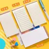 Mini Notebook Livro de Bolso Livro de Plano de Estudo Flip Vertical Rascunho Pautado Quadriculado Bloco de Notas Portátil Pequeno Rasgável