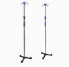 Soporte de Infusión de Acero Inoxidable Médico, Soporte Móvil Ajustable para Goteo, Hospital, Hogar, Portabotellas para Colgar