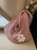 Bolsa de Crochê Vazada para Férias na Praia, Bolsa de Praia de Grande Capacidade, Novo Modelo 2026, Bolsa de Ombro Versátil para Uso Diário para Mulheres