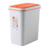 Color de adquisición personalizado creativo para el hogar cocina baño tapa abatible pedal de presión exportación al extranjero explosiones cubo de basura venta al por mayor
