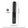 Peine grande curvo peine para el cabello cerda peine para cabello lacio plástico peine para peluca cabello rizado masaje capilar peine de costillas para la parte superior alta del cráneo