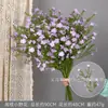 Flores Artificiales con Tallos Largos, Pequeñas Flores Silvestres, Nuevo Estilo para Decoración de Bodas y Salones de Ceremonia con Temática de Bosque, Arreglo Floral, Colgantes de Techo y Decoraciones Florales para Pasillo
