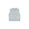 Ropa para niñas Nuomi Wanzi, chaleco de punto de repuesto amigable con la piel, estilo otoño, top versátil para capas, suéter