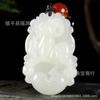 Venta al por mayor de fábrica jade Hetian natural de Xinjiang colgante de jade Hetian para hombre y mujer colgante de jade del zodiaco colgante de oveja del zodiaco