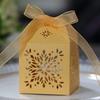 Caja de dulces hueca para fiestas navideñas europeas, nueva caja de regalo de copo de nieve de chocolate para bodas, fábrica al por mayor, comercio exterior