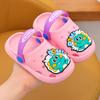 Chinelos Infantis Desenho Animado Sapatos de Buraco Cobertos nos Dedos Verão Interior Solado Macio Antiderrapante Sandálias para Homens e Mulheres e Crianças