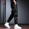 Pantalones Jogger Casuales para Hombre de Gran Tamaño con Bloques de Color para Otoño e Invierno Marca de Moda Sueltos Estilo Americano de Alta Gama Pantalones Cargo Grises para Hombre