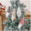 Suministros para Decoración Navideña: Bastón, Colgante de Muñeca sin Rostro, Adorno de Muñeca para Personas Mayores, Decoración Colgante de Muñeca, Adorno Colgante Decorativo