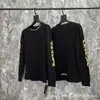 Popular edición para el hogar de larga duración, modelo 26SS nuevo con estampados de cruz, herradura y sánscrito, de manga larga, unisex, venta al por mayor transfronteriza y dropshipping