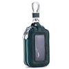 Bolsa para llaves de coche de doble capa fábrica directa de Guangzhou cuero multifuncional cremallera unisex bolsa para llaves suave