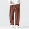 Estilo Chino Otoño Nuevo Pantalones Casuales de Pana para Hombre Juventud Casual Retro Sueltos Pantalones Linterna Pantalones Harem