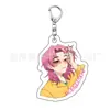 Kpop Onda Coreana Caçadora de Demônios Grupo Feminino Merchandise Chaveiro Lumi Mila Zoi Feito por Fãs Pingente Dupla Face de Acrílico