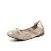 En Stock~ Zapatos Planos Retro de Boca Baja para Mujer, Zapatos Negros Versátiles de Suela Suave con Lazo, Bailarinas Ultra Suaves