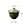 Gaiwan de Cerâmica com Margaridas Pintadas à Mão por Miyan Xiaoqinggan, Gaiwan Grande para Uso Doméstico, Conjunto Vintage de Chá Kung Fu, Tigela de Chá