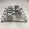 Molde para Pastel y Pan de Aluminio Anodizado Profundo Octagonal, Molde para Pastel de Árbol de Navidad