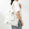 Bolsa Tote de Lona, Bolsa de Compras de Lona, Bolsa Tote de Lona da Moda para Homens e Mulheres, Bolsa Tote para Estudo