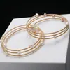 Pulsera de Anillo Triple de Perlas de Agua Dulce Natural de Moda para Mujer Pulsera Enrollada de Oro de 14k Pulsera Sencilla de Perla Redonda