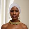 Nuevo Estilo Transfronterizo Amazon Aliexpress Algodón Modal Mercerizado Gorra Base Tubo Cruzado para Frente Gorra Base Turbante