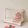 Toalla de almohada acolchada de dibujos animados 52 x 78 algodón y funda de almohada engrosada individual dormitorio de estudiante alto valor de color toalla de almohada al por mayor